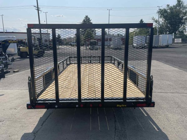 2026 Big Tex 77" x 14' 35SA Utility Trailer **Rear Ramp Gate** - Image 4