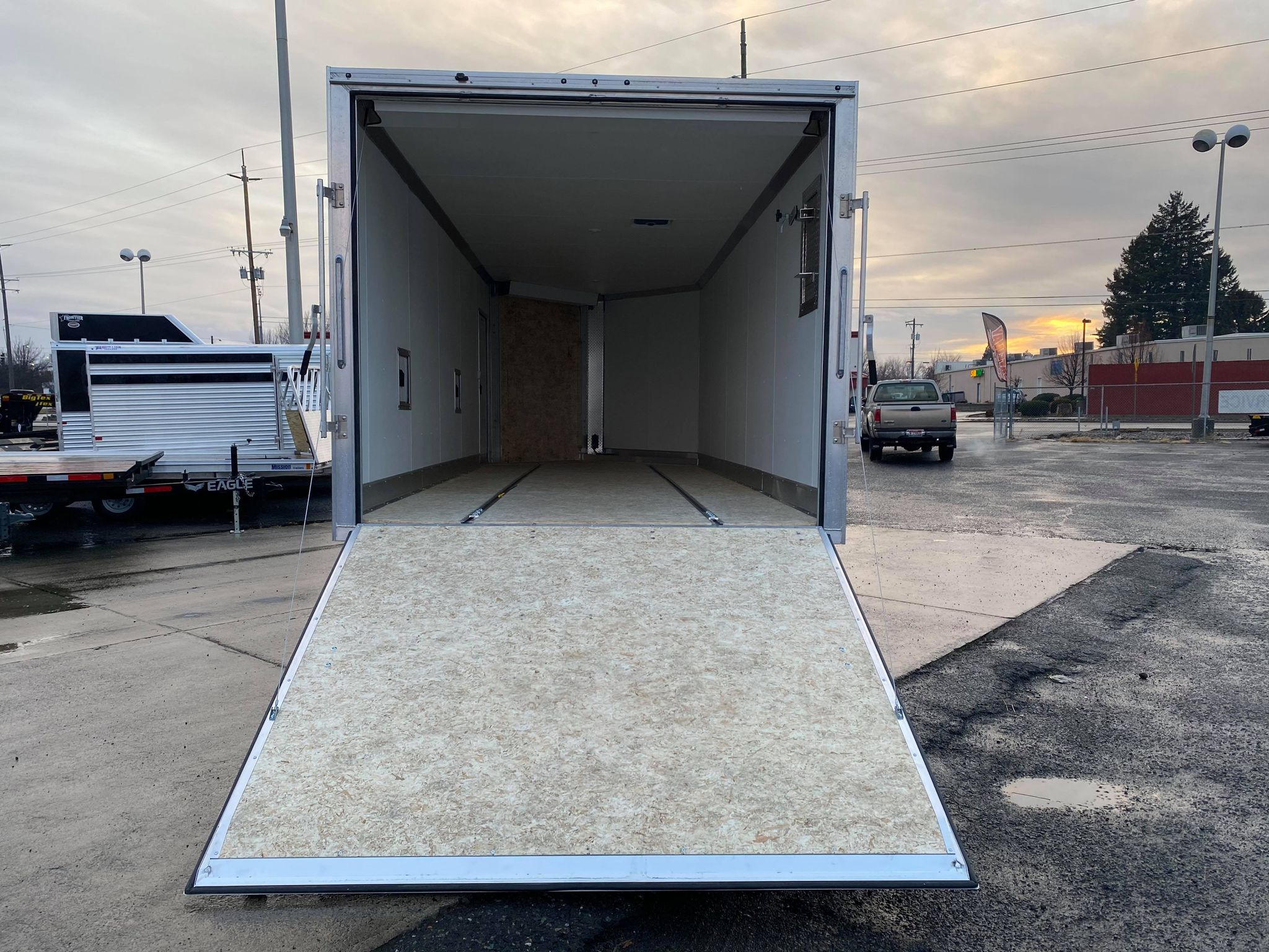 2021 Mission 101" x 22' Aluminum Snowmobile Trailer - Image 8