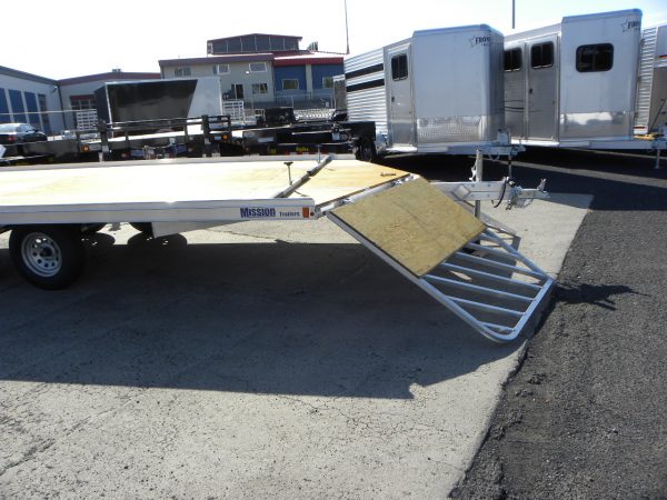 2021 Mission 101"x16' Aluminum Snowmobile Trailer - Image 7