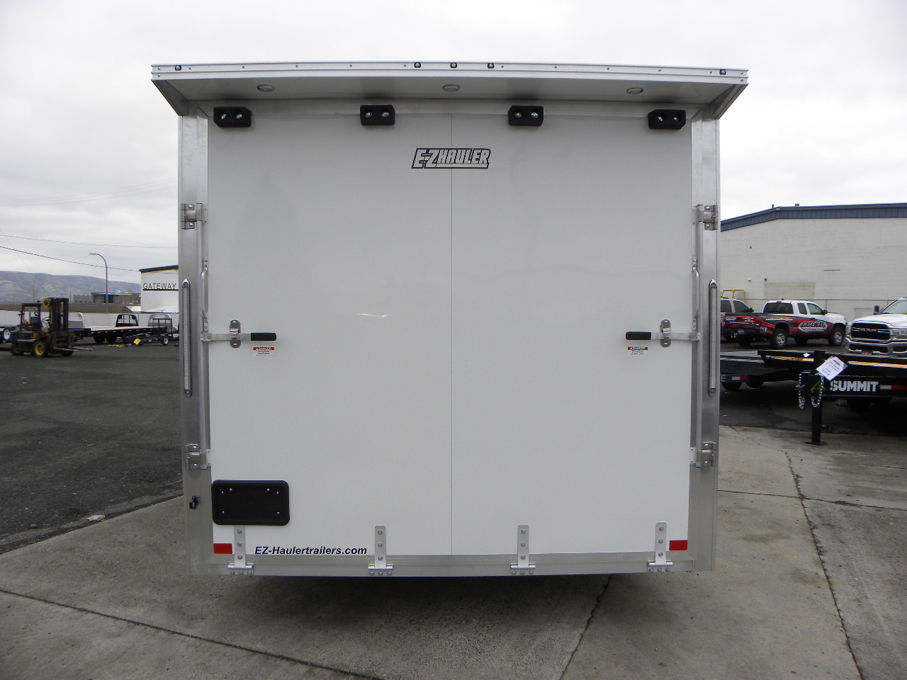 2021 Alcom EZ-Hauler 8x24 Carhauler *Rubber Coin Flooring* - Image 7