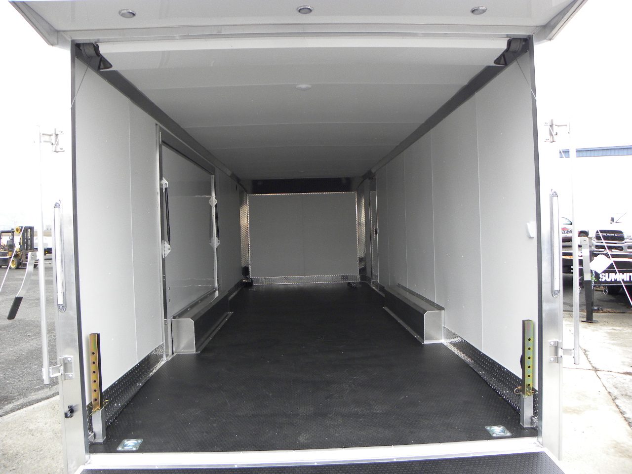 2021 Alcom EZ-Hauler 8x24 Carhauler *Rubber Coin Flooring* - Image 9