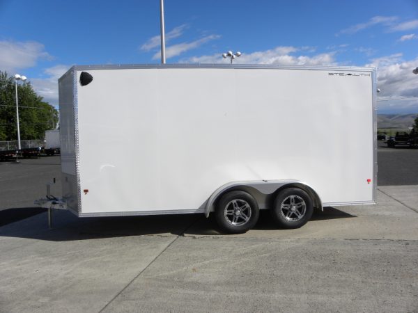 2021 All Aluminum 7' x 16' Alcom EZ Hauler - Image 2