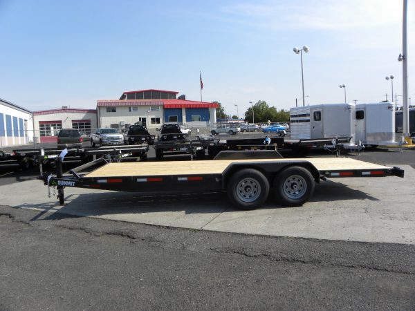 2021 Summit  7'x 20' Cascade Flatbed Straight Deck 14K - Image 5