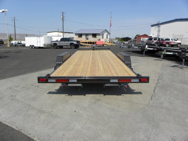 2021 Summit  7'x 20' Cascade Flatbed Straight Deck 14K - Image 3