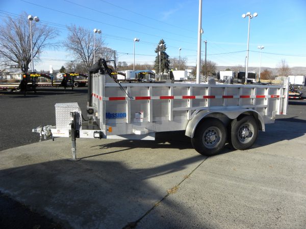 2021 Mission 7x14 Dump Trailer *ALL ALUMINUM* - Image 3