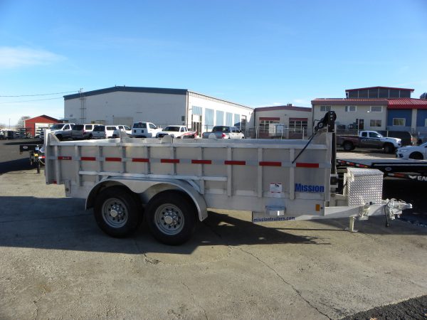 2021 Mission 7x14 Dump Trailer *ALL ALUMINUM* - Image 4
