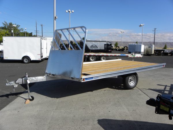 2021 Mission 101" x 12' Drive On/Off Snowmobile Trailer