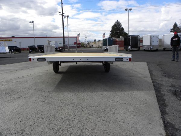 2021 Mission 88 x 12 Aluminum ATV Trailer with Side Ramps - Image 4