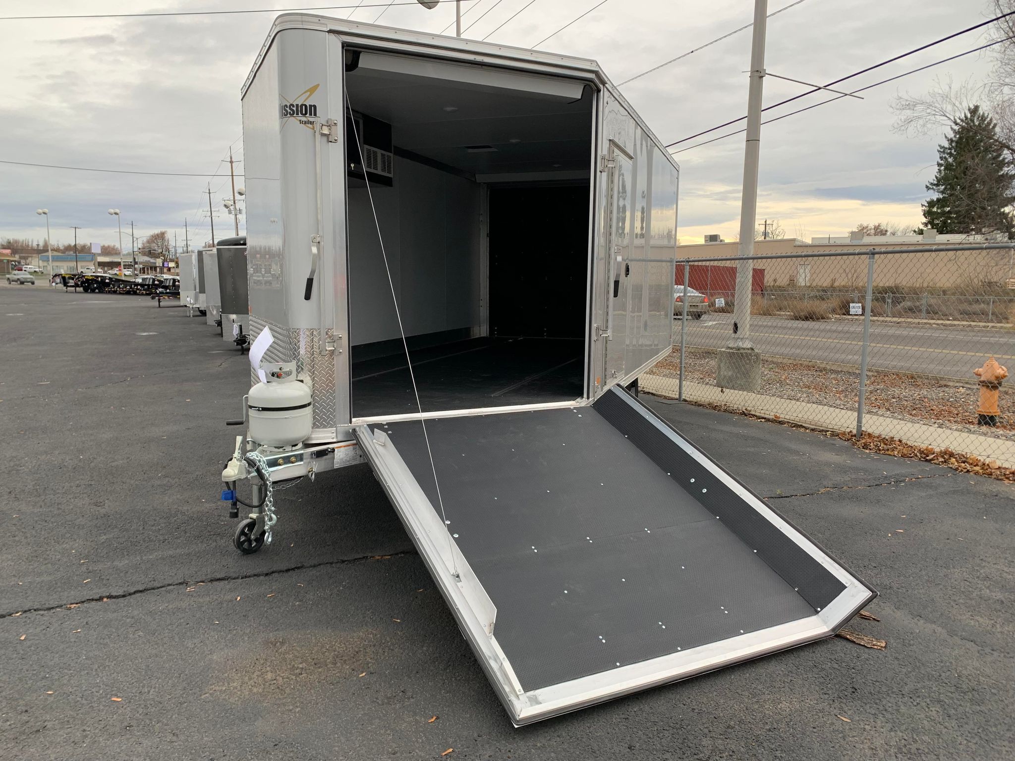 2022 Mission 101" x 20' Snowmobile Trailer *Heater Package* - Image 2