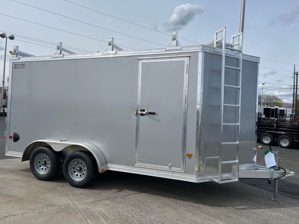 2023 Alcom 7 x 14 EZ-Hauler Contractor Trailer w/ *Ladder Rack*