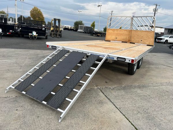 2024 Mission 101 x 14 Open Snowmobile Trailer