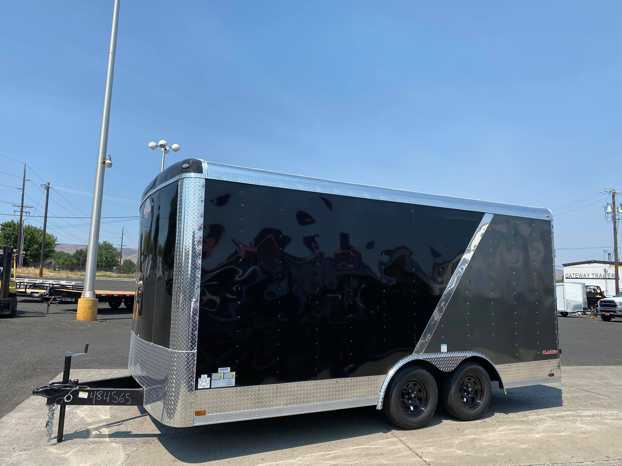 Blazer Ramp Walk 2024 Cargo Mate 8.5 x 16 Blazer *Rear Ramp* | Gateway Materials & Trailers