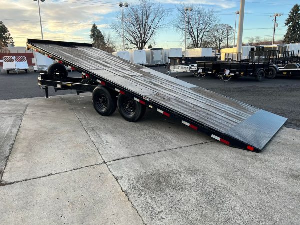 USED 2020 Big Tex 102 x 24 14OT Deckover Tilt Trailer