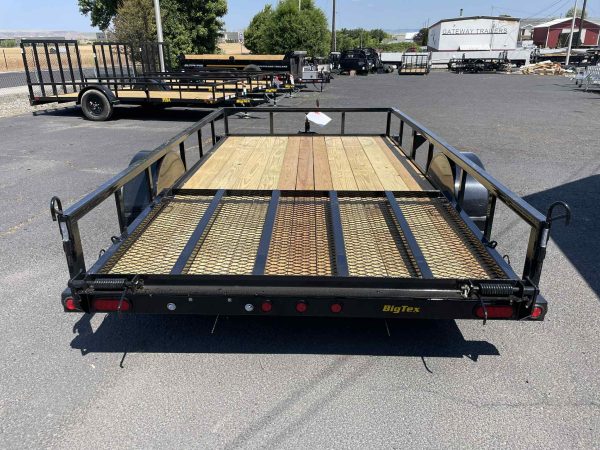 2026 Big Tex 77" x 12' 35SA Utility Trailer **Rear Ramp Gate** - Image 6
