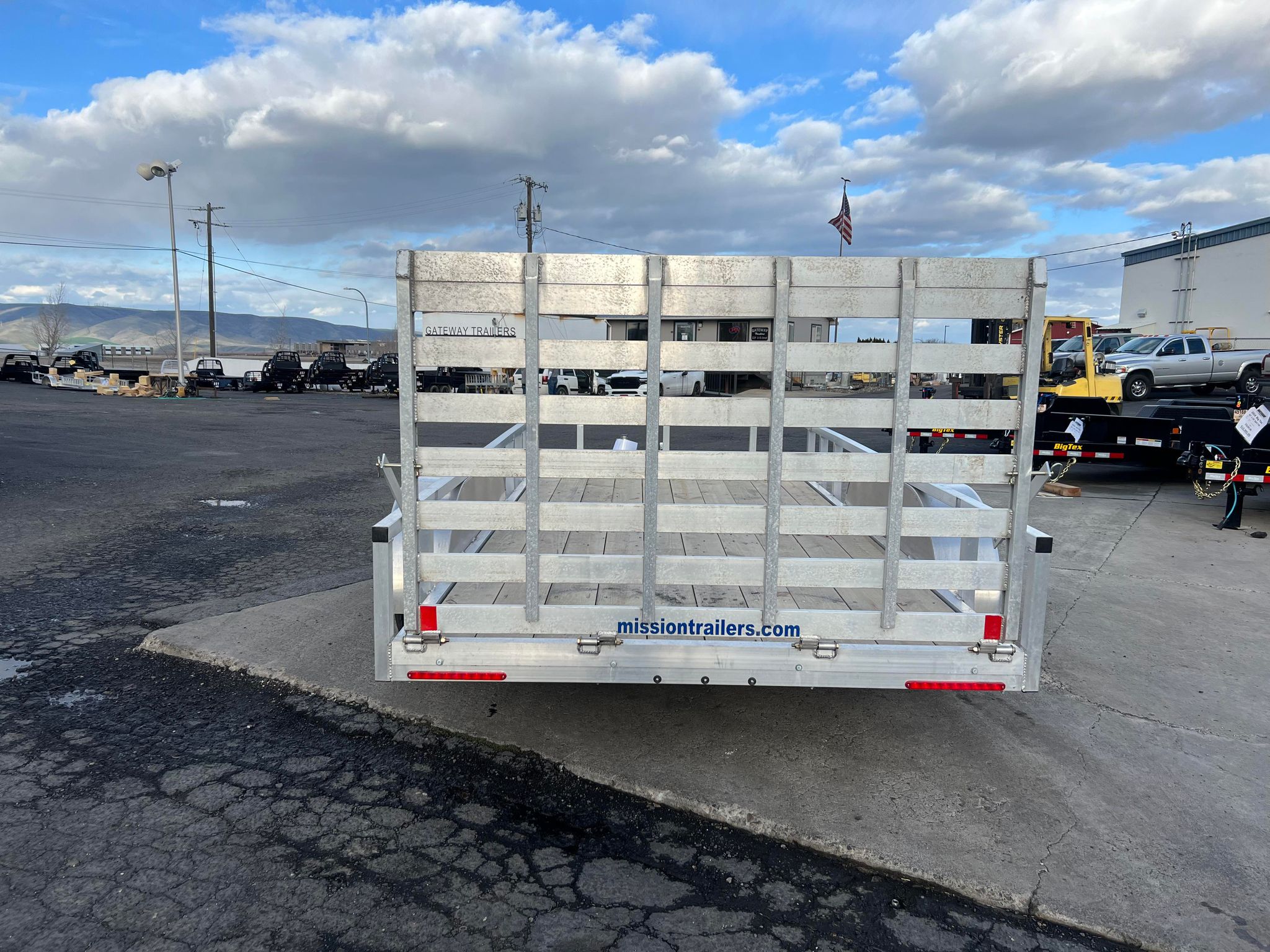 2024 Alcom 6.5 x 16 Utility Trailer *All Aluminum* - Image 5