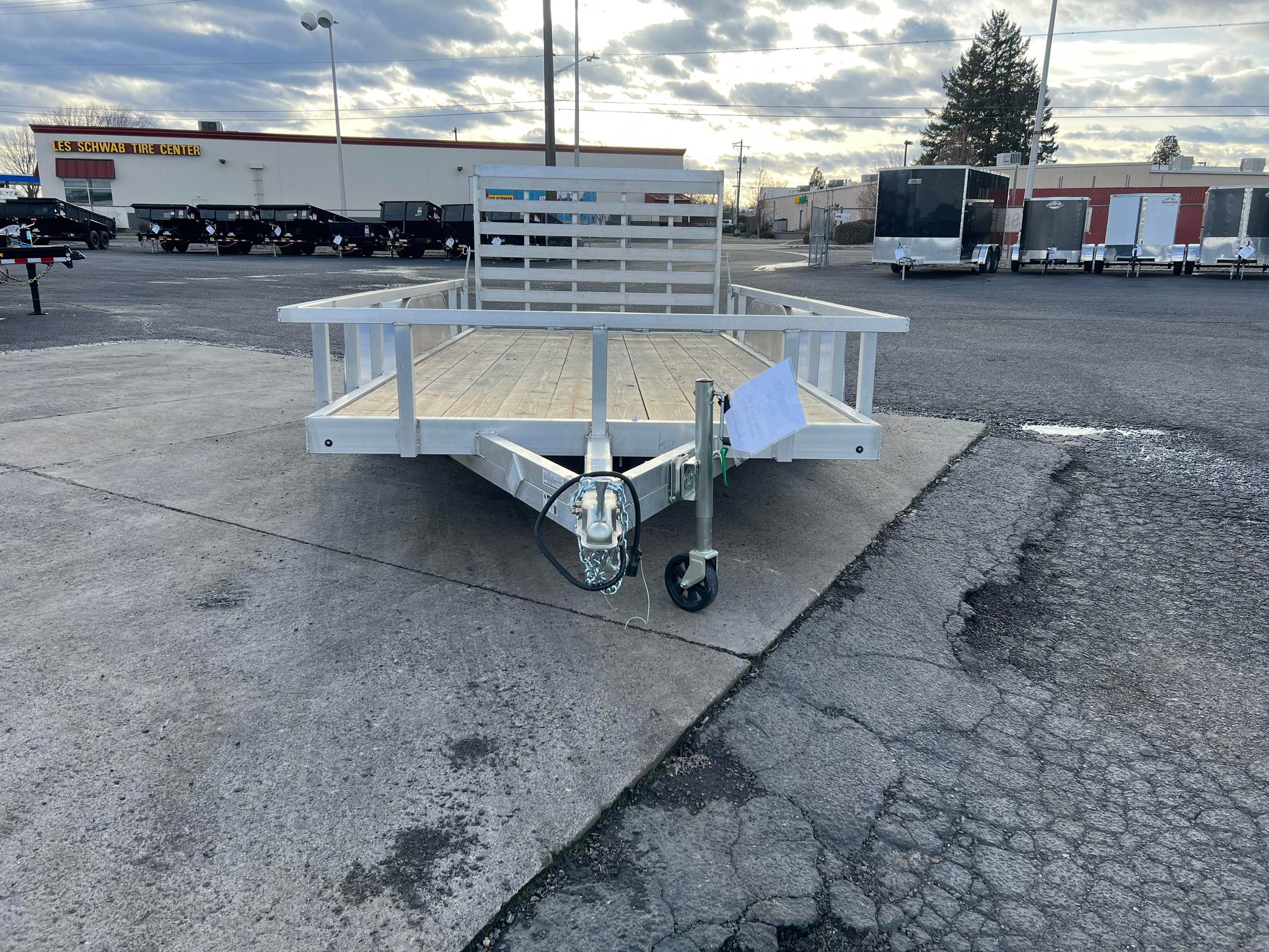 2024 Alcom 6.5 x 16 Utility Trailer *All Aluminum* - Image 3