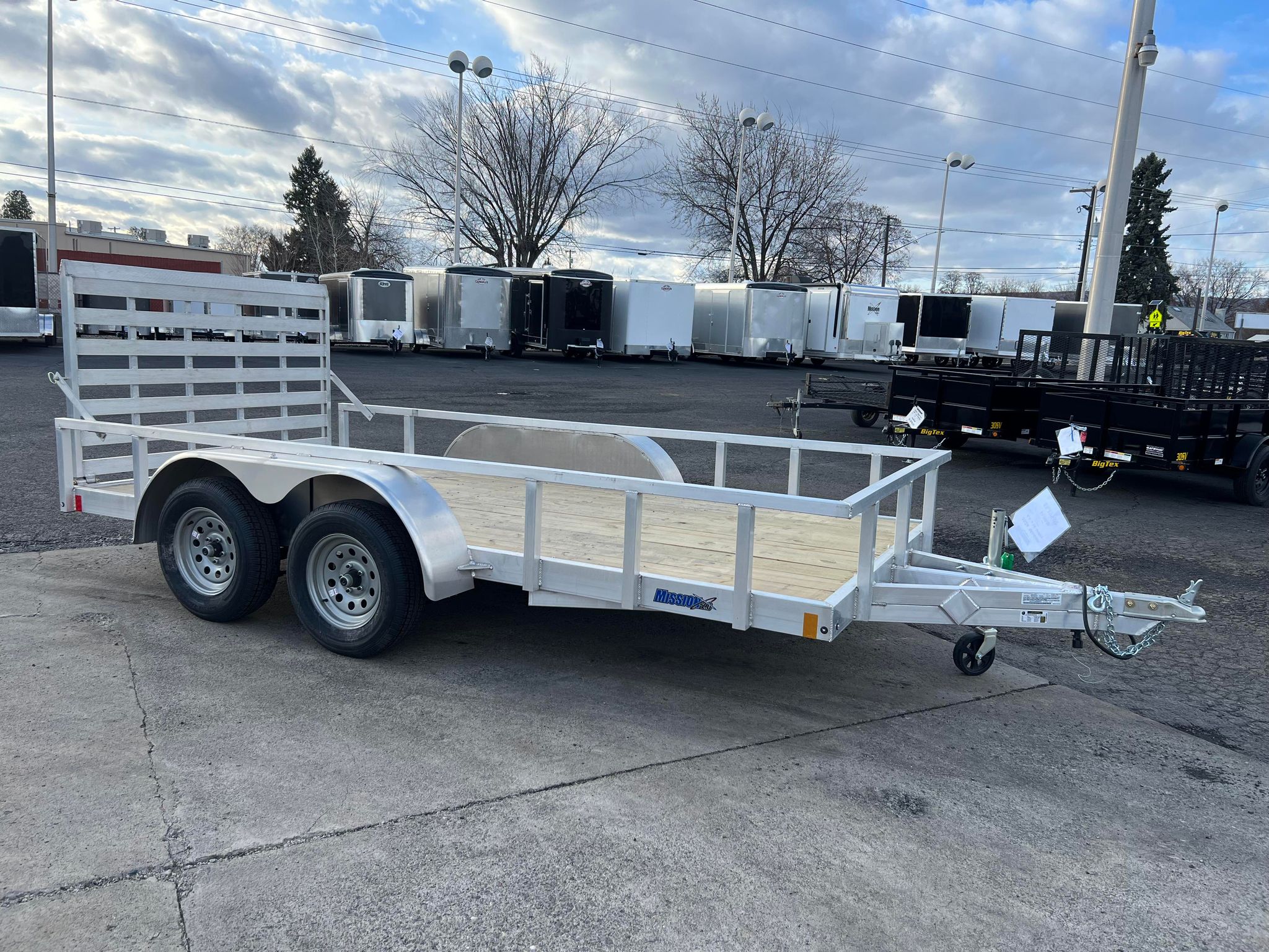 2024 Alcom 6.5 x 16 Utility Trailer *All Aluminum*