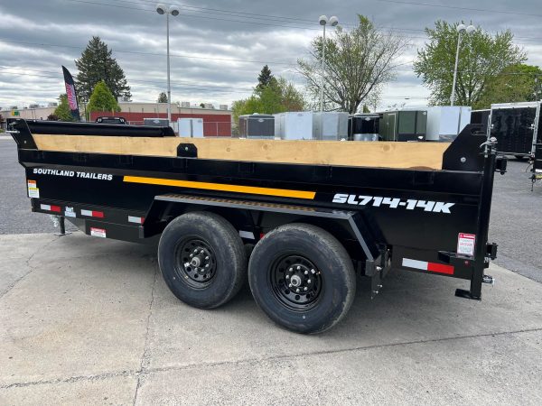 2025 Southland 7' x 14' 14k Dump Trailer *Tarp Kit* - Image 4