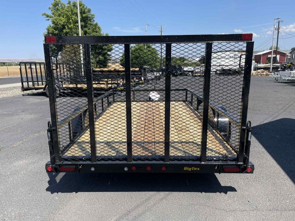2026 Big Tex 77" x 12' 35SA Utility Trailer **Rear Ramp Gate** - Image 4