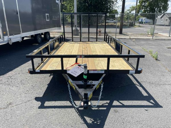 2026 Big Tex 77" x 12' 35SA Utility Trailer **Rear Ramp Gate** - Image 3