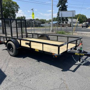 2026 Big Tex 77" x 12' 35SA Utility Trailer **Rear Ramp Gate**