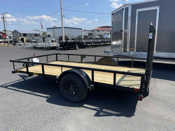 2026 Big Tex 77" x 12' 35SA Utility Trailer **Rear Ramp Gate** - Image 2