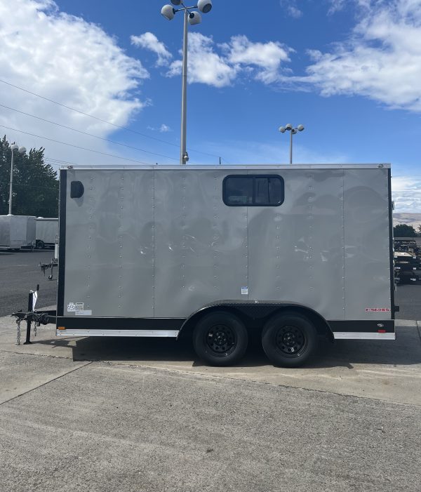 2025 Cargo Mate 7 x 14 E-Series Enclosed Trailer *12" extra height* windows* - Image 2