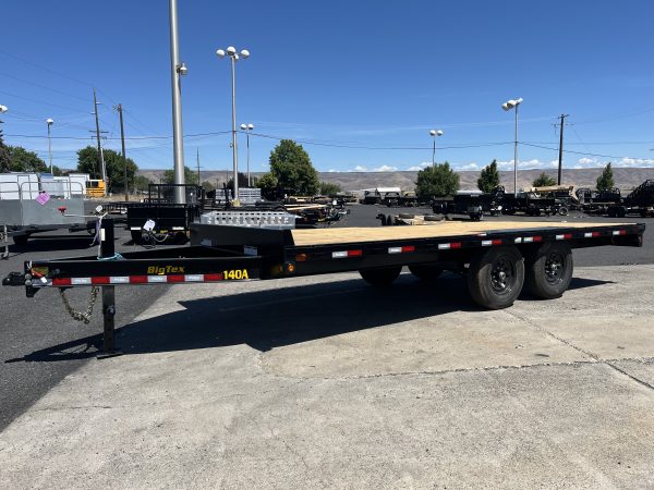 2025 Big Tex 102" x 18' 14OA Deckover Trailer **8' Slide in Ramps**