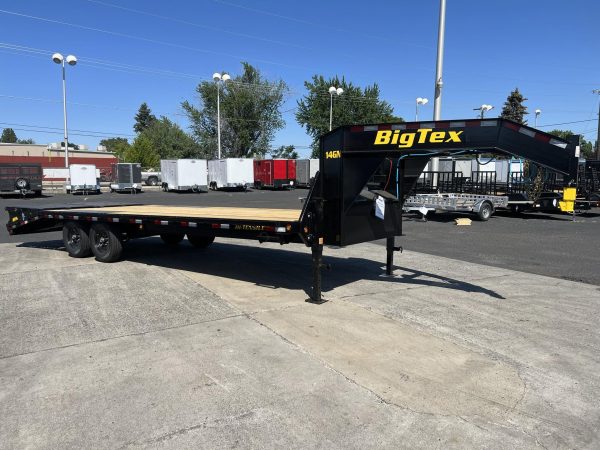 2026 Big Tex 102" x 25' + 5' 14GN Gooseneck Trailer **Mega Ramps**