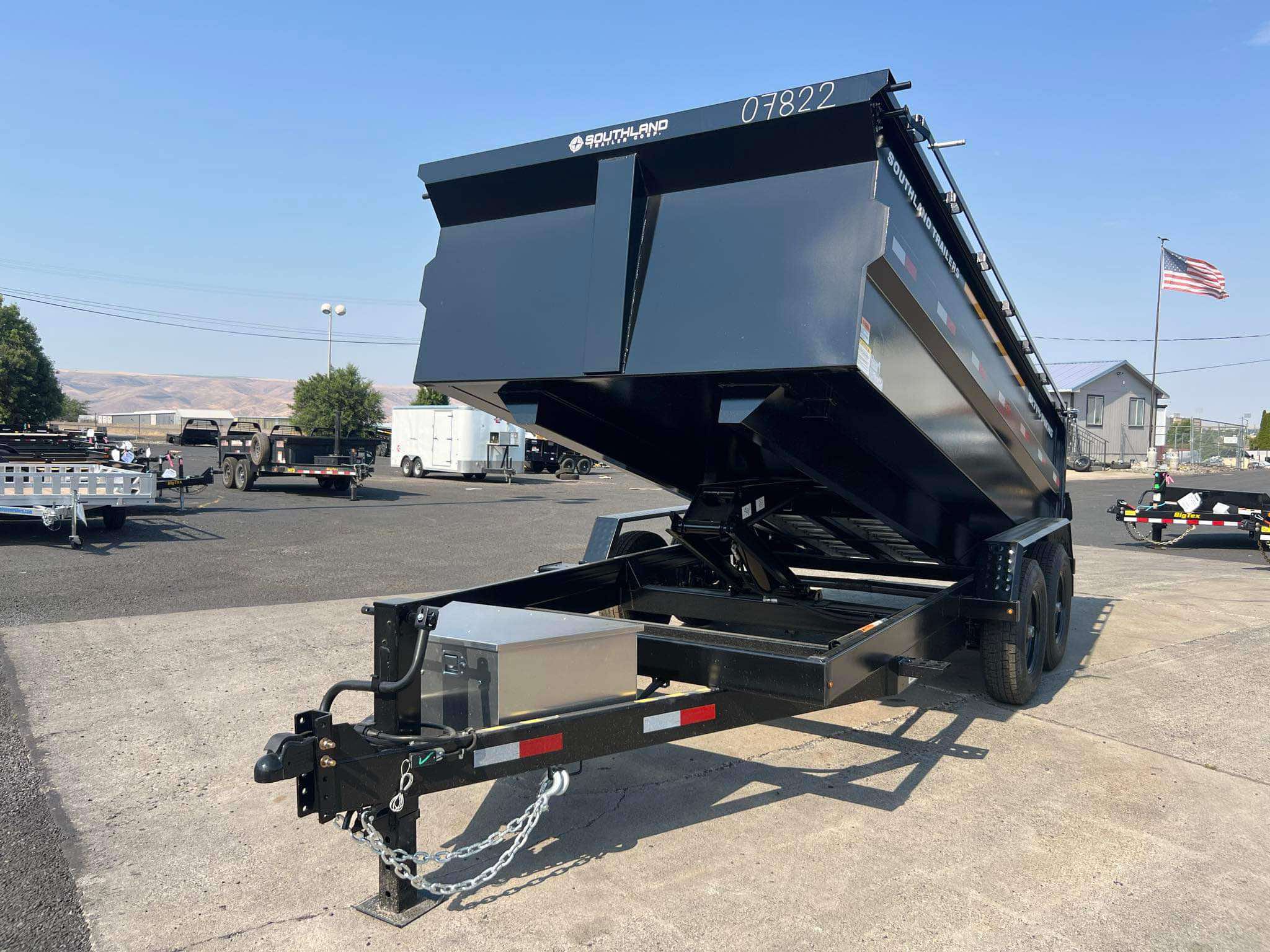 2025 Southland 7 x 14 14k Dump Trailer *4' High Sides*