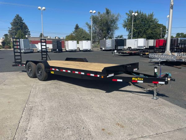2025 Big Tex 83 x 22 14EB Equipment Trailer **knee ramps**