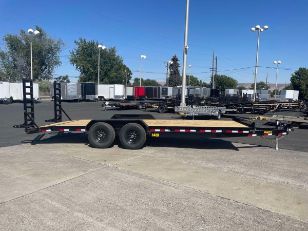 2025 Big Tex 83 x 22 14EB Equipment Trailer **knee ramps** - Image 2