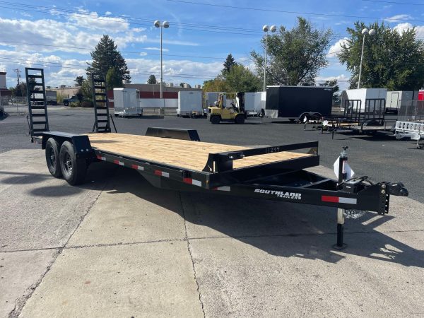 2025 Southland 81 x 22 Flat Deck Trailer **Knee Ramps**