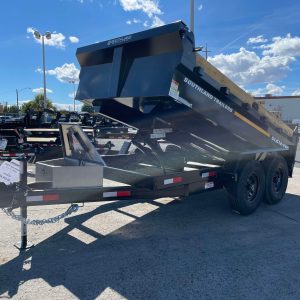 2025 Southland 6 x 12 14k Dump Trailer **Slide in Ramps**
