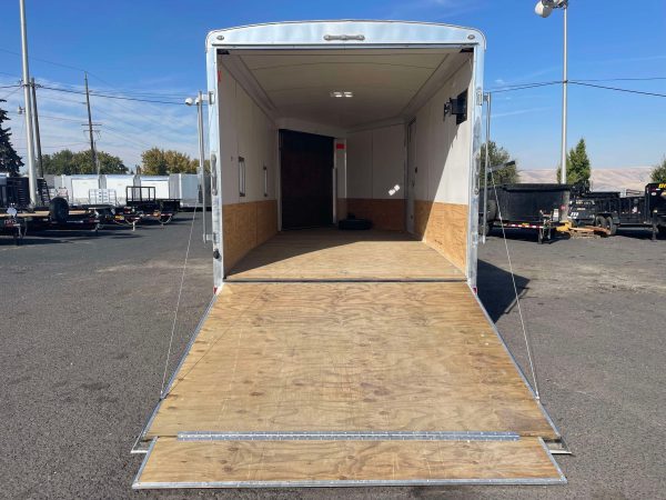 2023 Cargo Mate 8.5 x 16 + 5 Wedge Snowbird Enclosed Trailer **used** - Image 7
