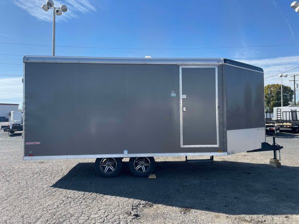 2023 Cargo Mate 8.5 x 16 + 5 Wedge Snowbird Enclosed Trailer **used** - Image 4
