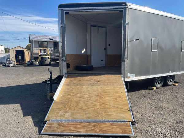2023 Cargo Mate 8.5 x 16 + 5 Wedge Snowbird Enclosed Trailer **used** - Image 2