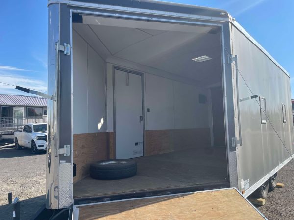 2023 Cargo Mate 8.5 x 16 + 5 Wedge Snowbird Enclosed Trailer **used** - Image 3