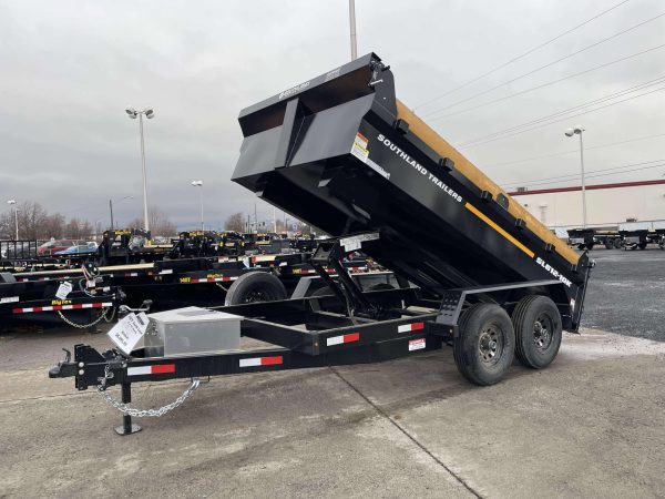 2026 Southland 6 x 12 10k Dump Trailer **Slide in Ramps**
