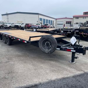2026 Southland 97" x 20' Flatdeck Trailer **Slide in Ramps**