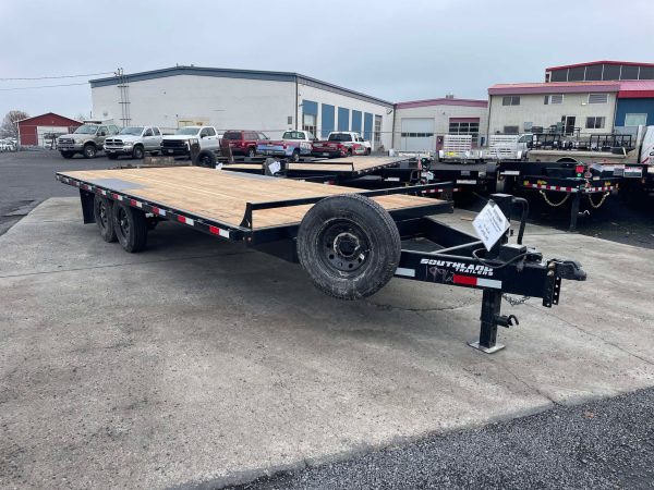 2026 Southland 97" x 20' Flatdeck Trailer **Slide in Ramps**