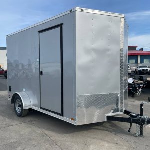 2025 Cargo Mate 7 x 12 E-Series Enclosed Trailer **6" Extra Height**