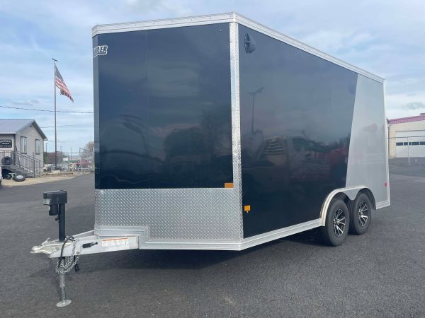 2023 Alcom 8.5 x 14 EZ Hauler Enclosed Trailer **Used** - Image 2