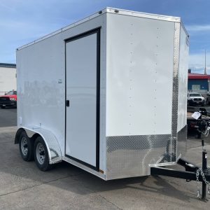 2025 Cargo Mate 7 x 12 E-Series Enclosed Trailer **12" Extra Height**