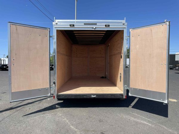 2025 Cargo Mate 7 x 14 Contractor Enclosed Trailer **Ladder Racks** - Image 5
