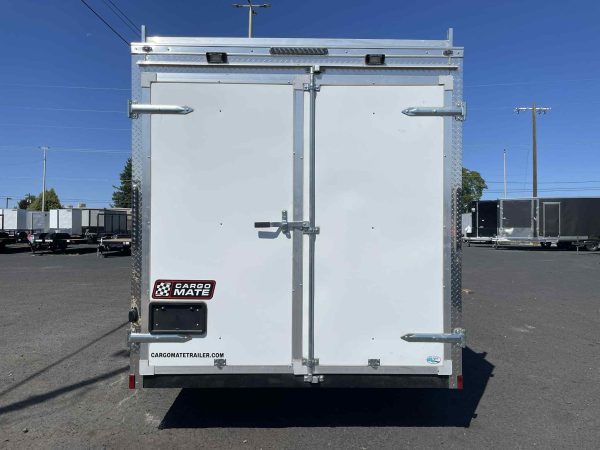 2025 Cargo Mate 7 x 14 Contractor Enclosed Trailer **Ladder Racks** - Image 4