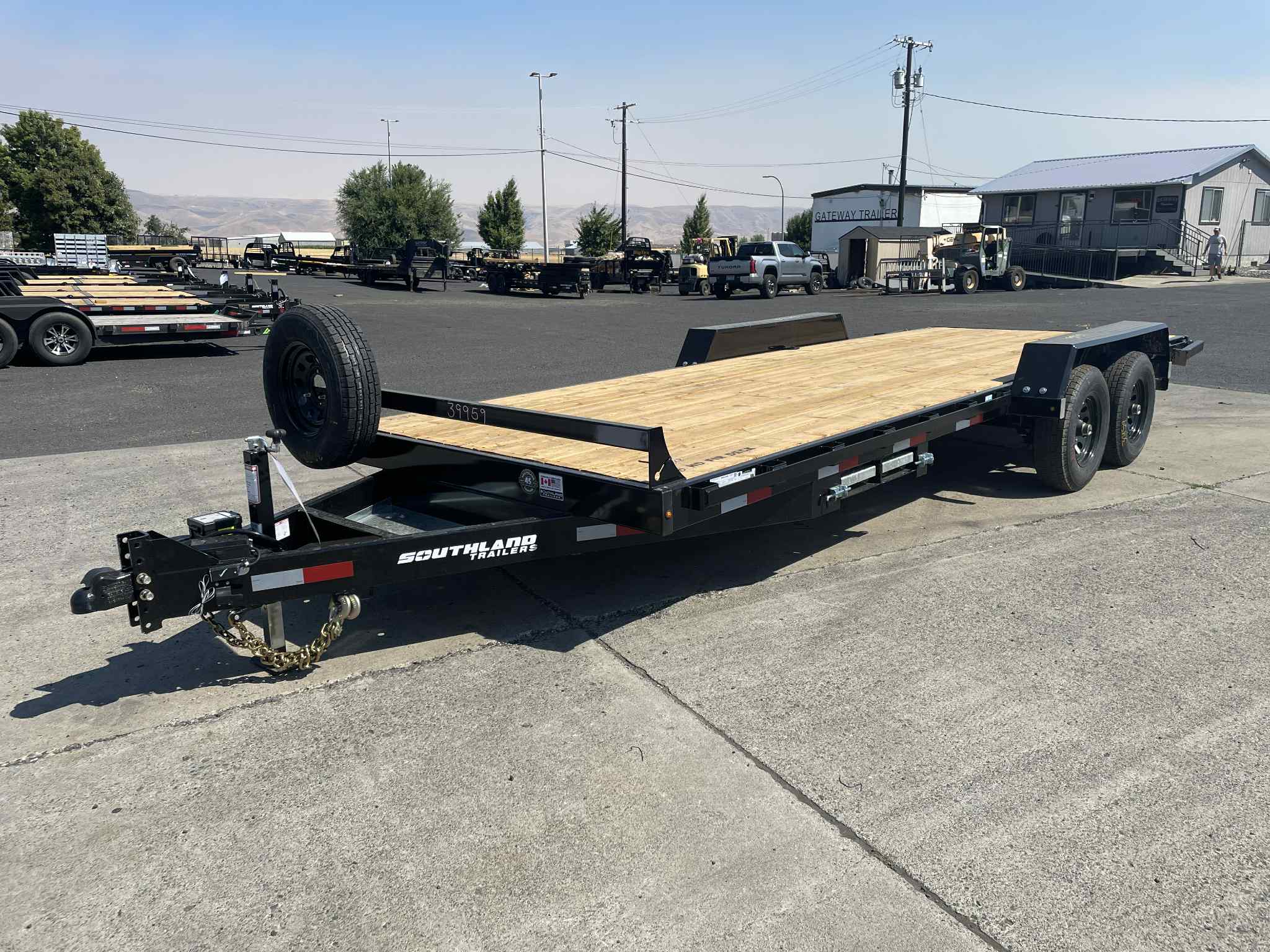 2026 Southland 81 x 20 Flatdeck Trailer **Slide in Ramps**