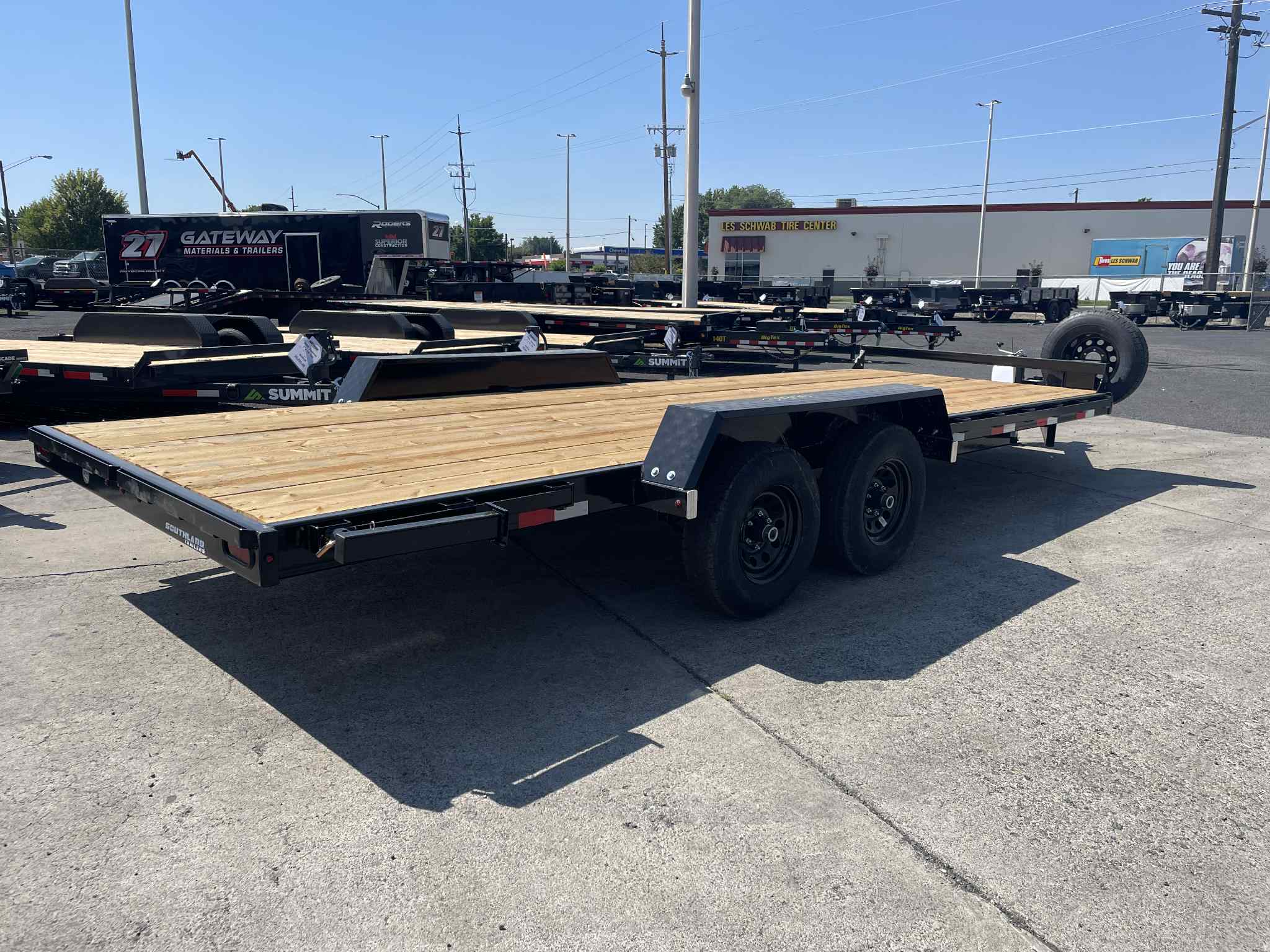 2026 Southland 81 x 20 Flatdeck Trailer **Slide in Ramps** - Image 2