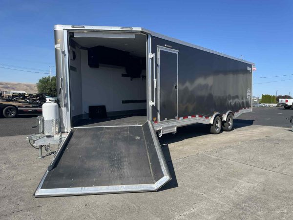2024 Mission 8.5 x 26 Elevation Enclosed Snow Trailer **Used** - Image 2