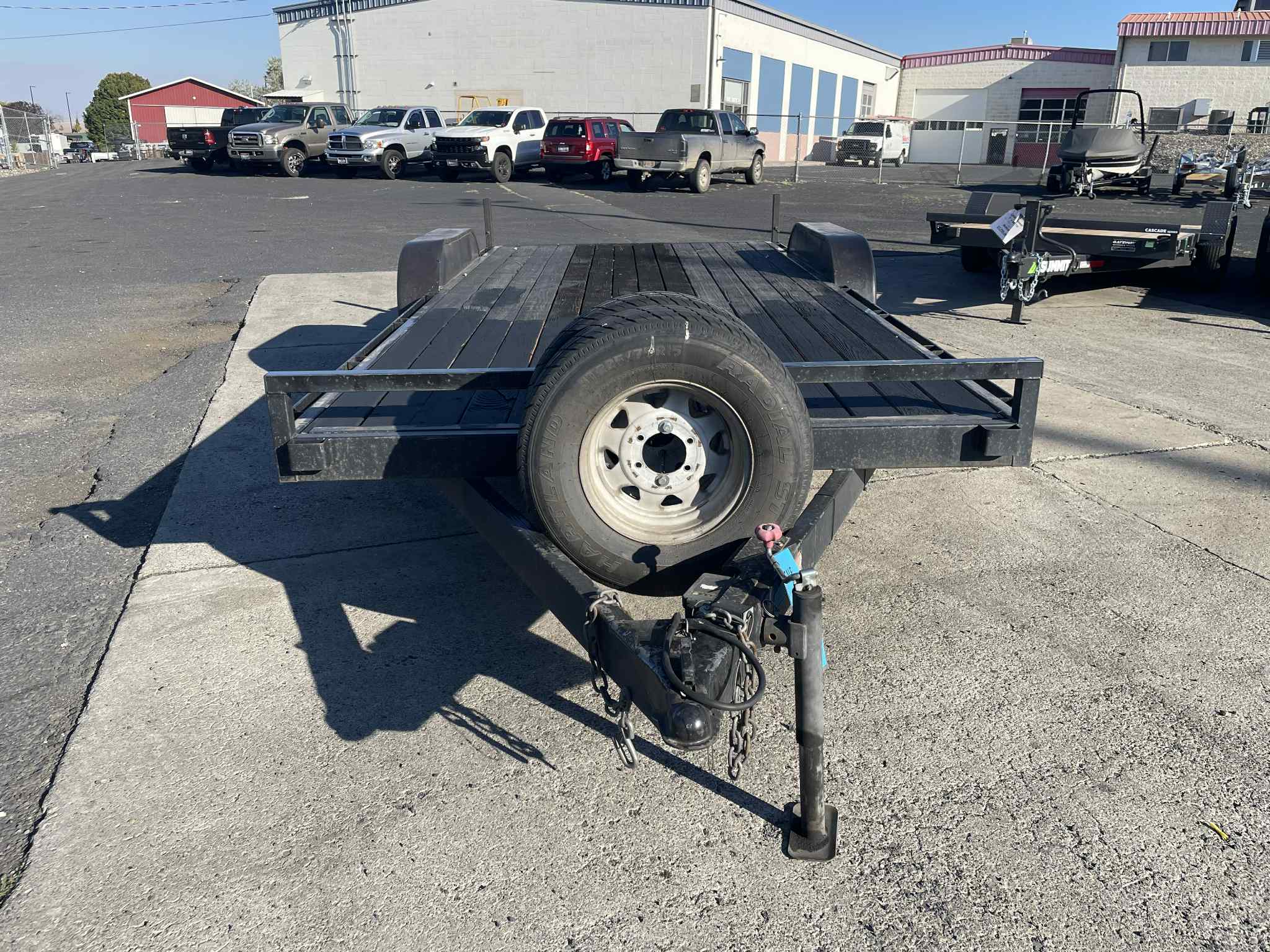 2015 Iron Eagle 80 x 16 Flatbed Trailer **Used** - Image 3
